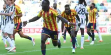 Gaspar-N'Dri-Siebert, il Lecce domina 3-0 a Udine