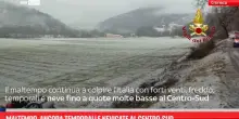 Maltempo, ancora temporali e nevicate al Centro-Sud