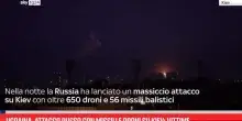 Ucraina, attacco russo con missili e droni su Kiev: vittime