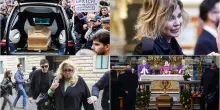 Enrica Bonaccorti, i funerali alla Chiesa degli Artisti a Roma. FOTO