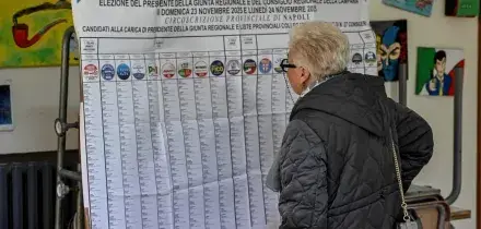 Regionali, affluenza ore 12: Campania e Puglia sull’8%, Veneto 10,10%
