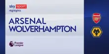 Arsenal-Wolverhampton 2-1: gol e highlights