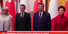 Cina, presidente francese Macron incontra Xi Jinping
