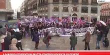 A Madrid studenti in piazza contro violenza di genere