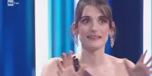Sanremo 2026, Pilar Fogliati &egrave; Uvetta