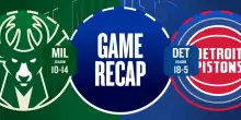 NBA Highlights: Detroit-Milwaukee 124-112