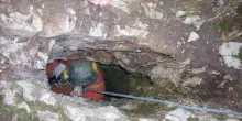 Cuneo, tratto in salvo dopo 12 ore speleologo intrappolato in grotta