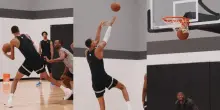 Wemby come Nowitzki: in allenamento il francese perfeziona il tiro 'Dirk Fade'. VIDEO