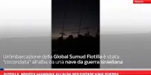 Flotilla, brusca manovra all’alba per evitare nave guerra