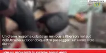 Ucraina, droni russi su Kherson: cinque morti