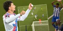 Palace-Lech Poznan, 'follia' di Yegbe da rimessa: Yeremi non perdona e fa gol. VIDEO