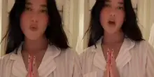 Dua Lipa a Portofino canta in playback una sua canzone