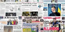 Le prime pagine dei quotidiani di oggi 9 settembre: rassegna stampa