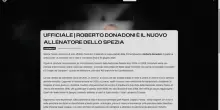 Spezia: Donadoni è il nuovo allenatore fino a giugno 2026