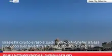 Israele distrugge edificio Al-Ghefari a Gaza City