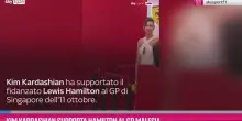 Kim Kardashian supporta Hamilton al GP Malesia
