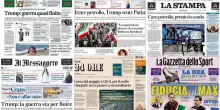 Le prime pagine dei quotidiani di oggi 10 marzo: la rassegna stampa
