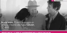 Bruce Willis al matrimonio della figlia Tallulah