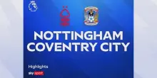 Nottingham Forest-Coventry 0-1: gol e highlights