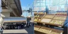 Sciopero tir in Campania, caselli chiusi e scaffali supermercati vuoti