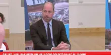 Galles, William visita un villaggio colpito dalle alluvioni
