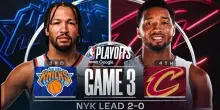 Playoff NBA Highlights: Cleveland-New York gara-3 121-108