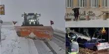 Maltempo, neve e vento forte su diverse zone d'Italia. FOTO