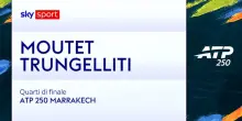 Trungelliti-Moutet: highlights Atp Marrakech