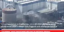 California, maxi-evacuazione per fuga di sostanza tossica