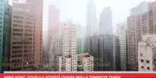 Hong Kong, scuole e attività chiuse per la tempesta Tapah
