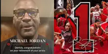 NBA, Jordan si congratula con Rose per il ritiro del numero