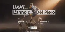 '1996, l'anno di Del Piero' dal 6 gennaio su Sky