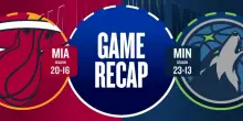 NBA Highlights: Minnesota-Miami 122-94