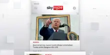 I titoli di Sky TG24 del 25 aprile, edizione delle 8