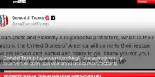Proteste in Iran, Trump minaccia intervento Usa