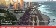 Cuba, marcia all&rsquo;Avana per i morti in Venezuela