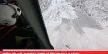Monte Bianco, alpinista ferito da una scarica di sassi