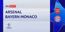 Arsenal-Bayern Monaco 3-1: gol e highlights