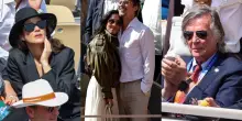 Roland Garros, le star in tribuna a Parigi, da Brad Pitt a Panatta