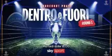'Dentro o fuori', la copertina di Champions League