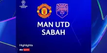Manchester United-Sabah 4-0: gol e highlights