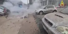 Voragine a Reggio Emilia, inghiottita dall'asfalto