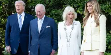 Re Carlo e Camilla negli Usa, t&egrave; con Trump e Melania alla Casa Bianca