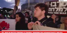 Tel Aviv, manifestazione contro la guerra: disordini