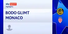 Bodo Glimt-Monaco 0-1: gol e highlights
