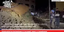 Terremoto di magnitudo 5.6 in Per&ugrave;, crolli a Pumpunya