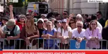 Madrid, in migliaia per l'oppositrice venezuelana Machado