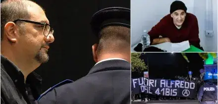 Chi &egrave; Alfredo Cospito, l'anarchico detenuto in carcere al 41 bis