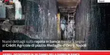 Napoli, ricostruito in 3D tunnel della rapina in banca