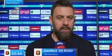 De Rossi: 'Ottima partita, il Genoa non meritava di perdere'